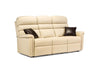 Sherborne Comfi-sit Leather Fixed 3 Seater Sofa