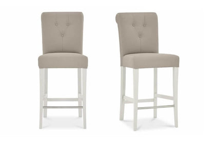 Marianne Leather Bar Stools (Pair) Ward Brothers