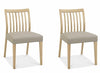 Brighton Oak Slatted Chair (Pair) Ward Brothers