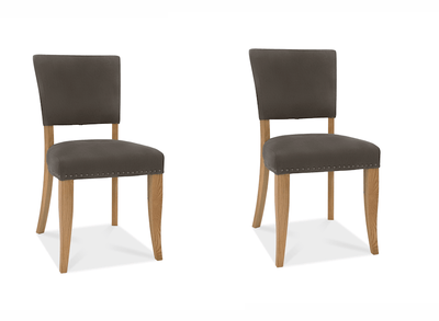 Monterrey Gun Metal Velvet Chair Pair Ward Brothers