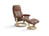 Stressless Classic Consul Leather Chair & Stool Stressless