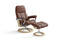 Stressless Signature Consul Leather Chair & Stool Stressless