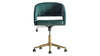 Murray Swivel Chair Green Velvet Ward Brothers