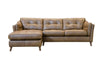 Alexander & James Saddler Chaise Leather Sofa Alexander & James