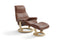 Stressless Classic View Leather Chair & Stool Stressless